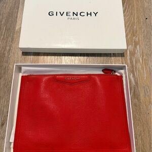 Givenchy Red Clutch